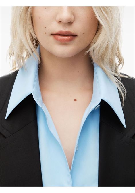 Blazer monopetto Pre-styled in nero e celeste Alexander Wang - donna ALEXANDER WANG | 1WC3242551001